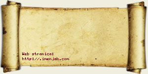 Jovana Žunjanin vizit kartica